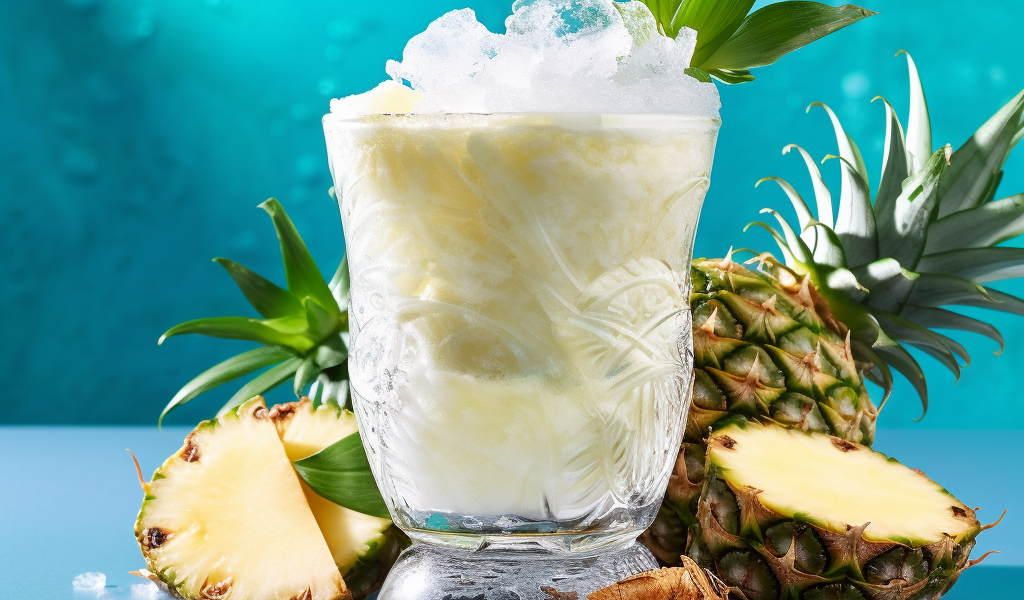 Ananas-Kokos-Wasser