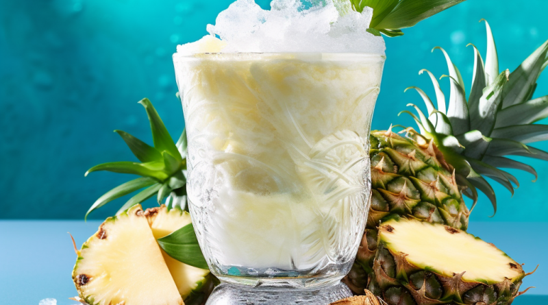 Ananas-Kokos-Wasser