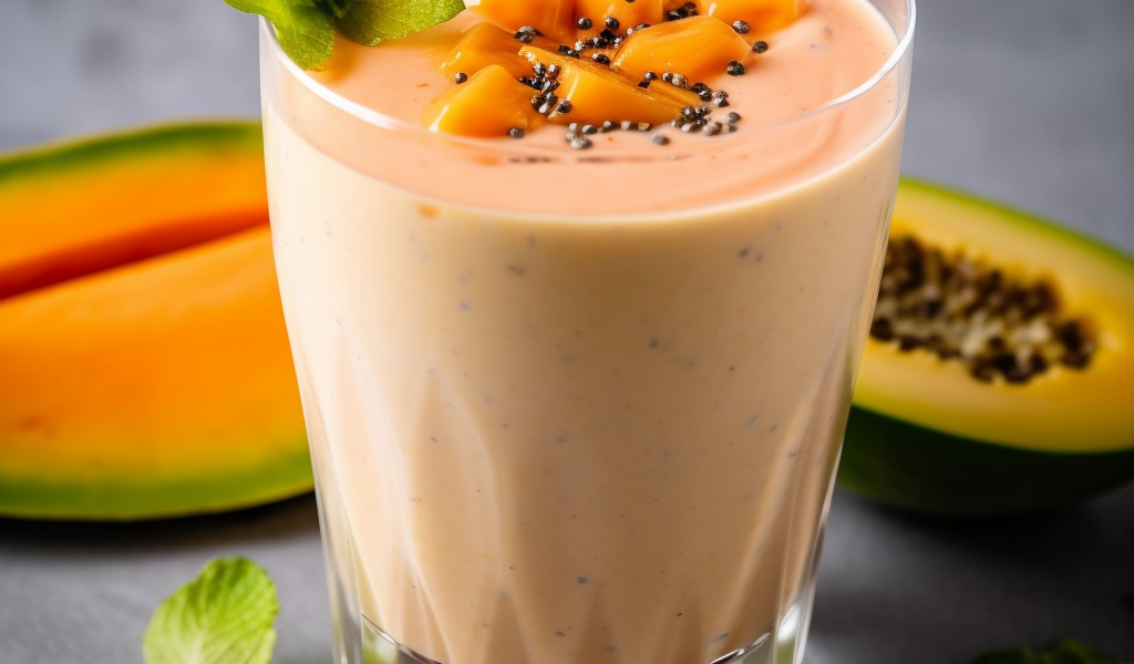Papaya-Kokos-Smoothie