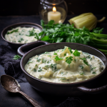 Kohlrabigemüse in heller Soße