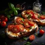 Tomate-Mozzarella-Toast