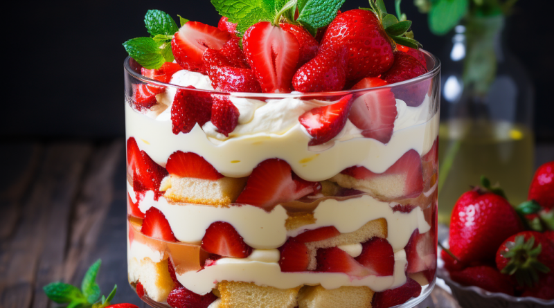 Erdbeer Trifle