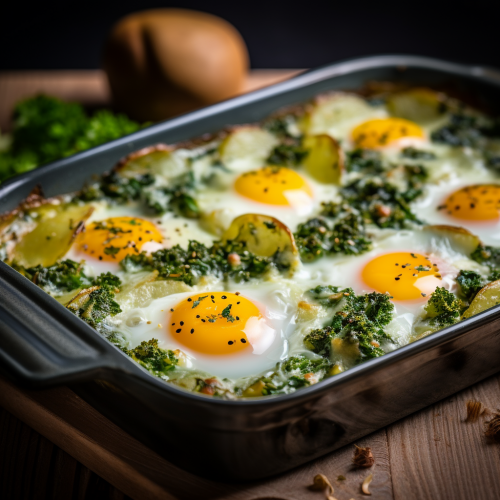 Kartoffelauflauf mit Spinat und Ei – Ein Genuss für die ganze Familie ...