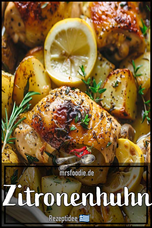 Griechisches Zitronenhuhn mit Kartoffeln - Eine Geschmacksreise 🇬🇷 ...