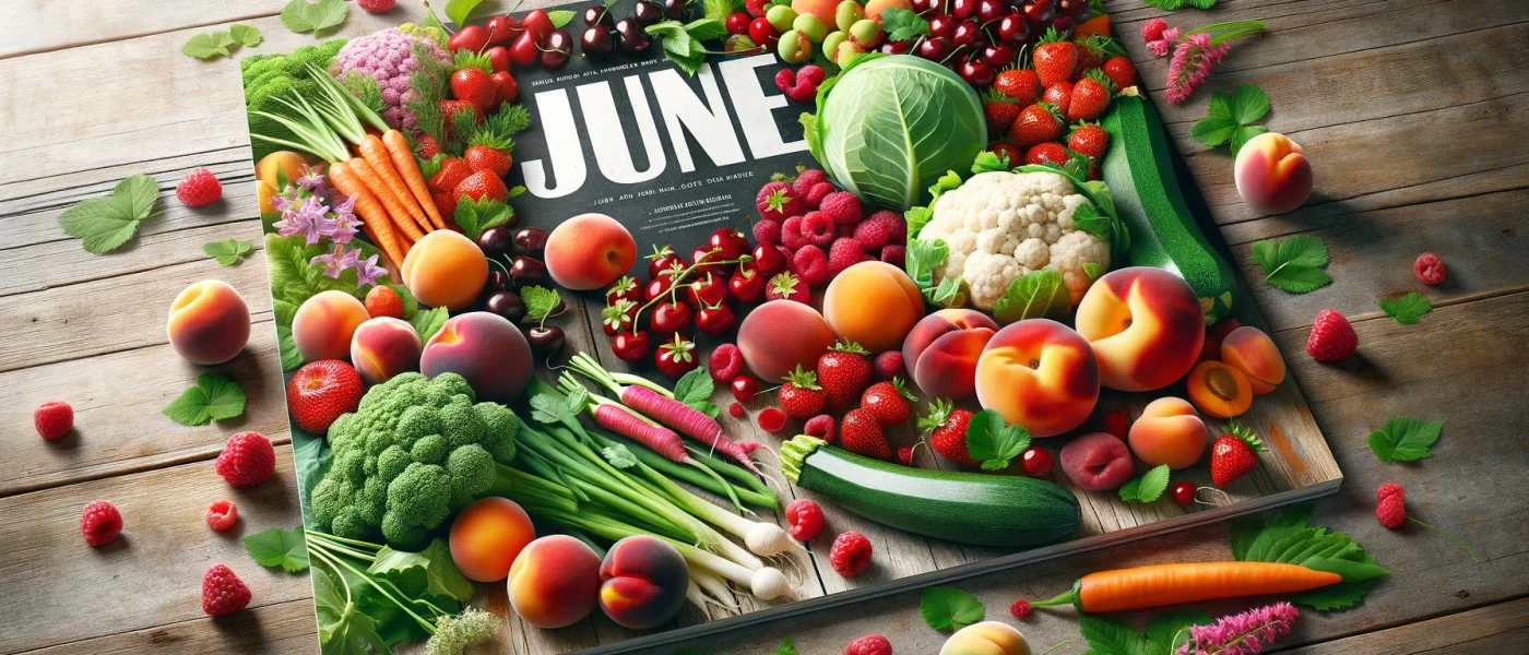 Obst und Gemüse im Juni
