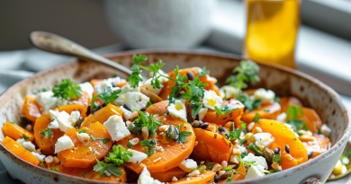 Geschmorter Karottensalat