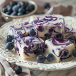Blaubeer-Sahne-Fudge
