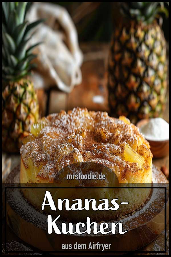 Ananas-Kuchen im Airfryer - mrsfoodie.de