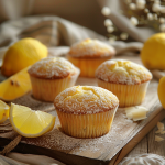 Zitronen-Grieß-Muffins