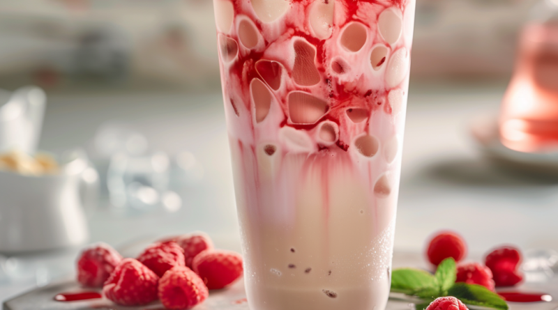 Vanilla Raspberry Iced Latte