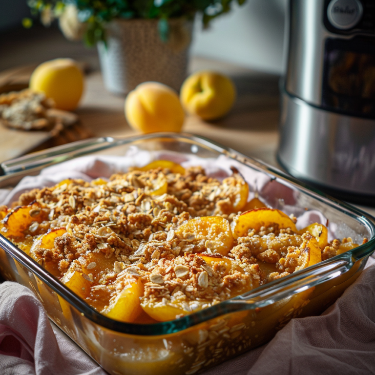 Mirabellen Crumble im Airfryer - mrsfoodie.de