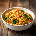 Mie-Nudeln mit Erdnusssauce