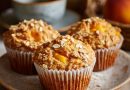Pfirsich-Haferflocken-Muffins