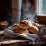 Knusprige Brötchen mit Trockenhefe Brötchen