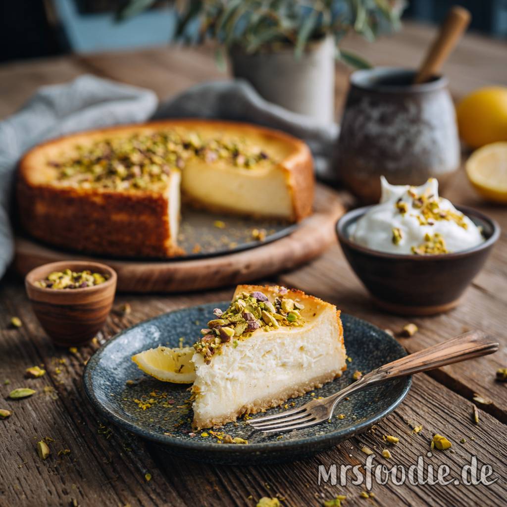 Griechischer Käsekuchen light