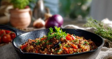 Hackfleisch-Reis-Pfanne