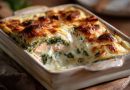Lachs-Spinat-Lasagne
