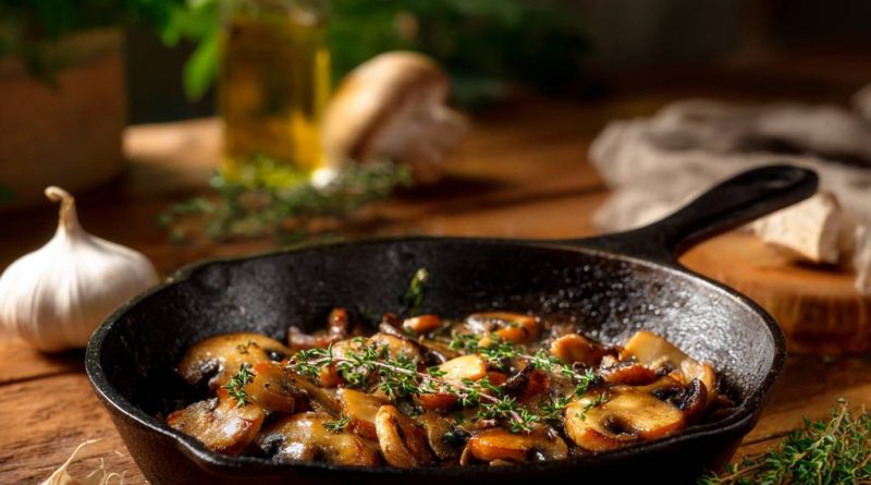 Pilze knusprig braten