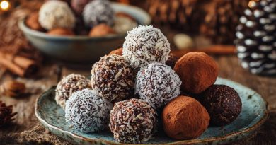 Weihnachtliche Energy Balls