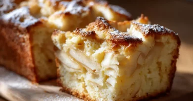 Unsichtbarer Apfelkuchen