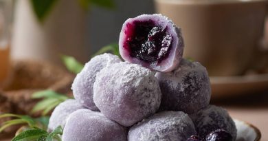 Blaubeer-Mochi