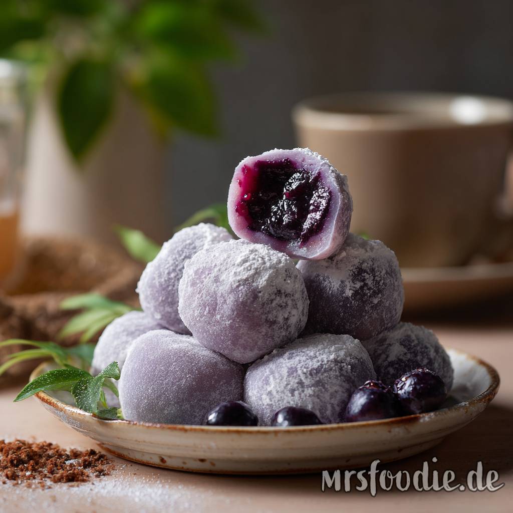 Blaubeer-Mochi