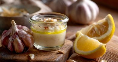 Hausgemachte Knoblauchpaste