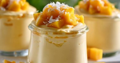 Kokosmilch-Mango-Mousse