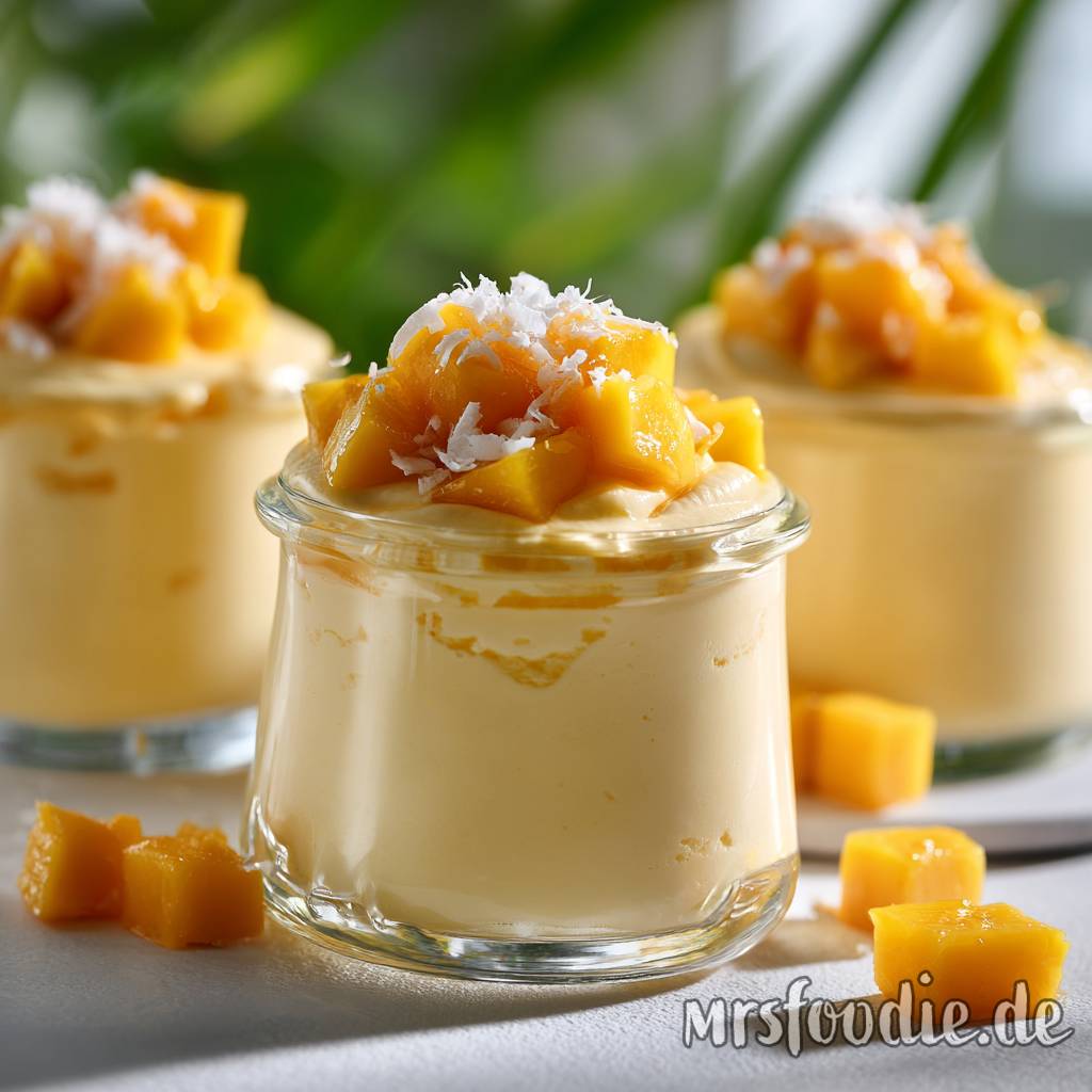 Kokosmilch-Mango-Mousse