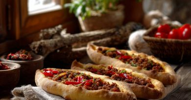 Pide mit Hackfleisch