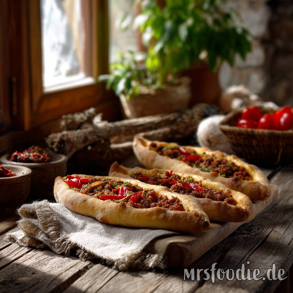 Pide mit Hackfleisch