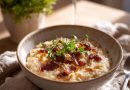 Zwiebel-Bacon-Risotto