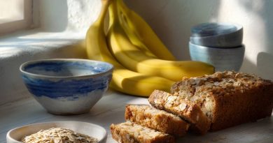 Bananen Haferflocken Kuchen