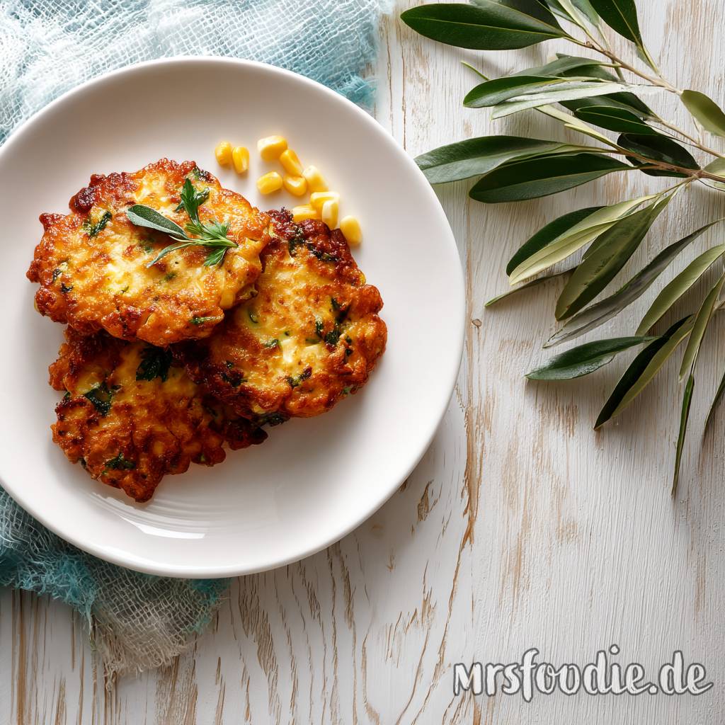 Cheesy Mais Fritters