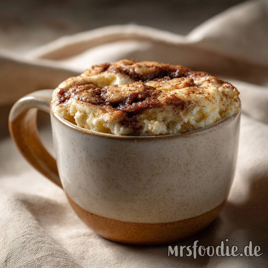 Cinnamon Roll Mug Cake