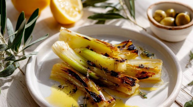 Lauch aus dem Airfryer