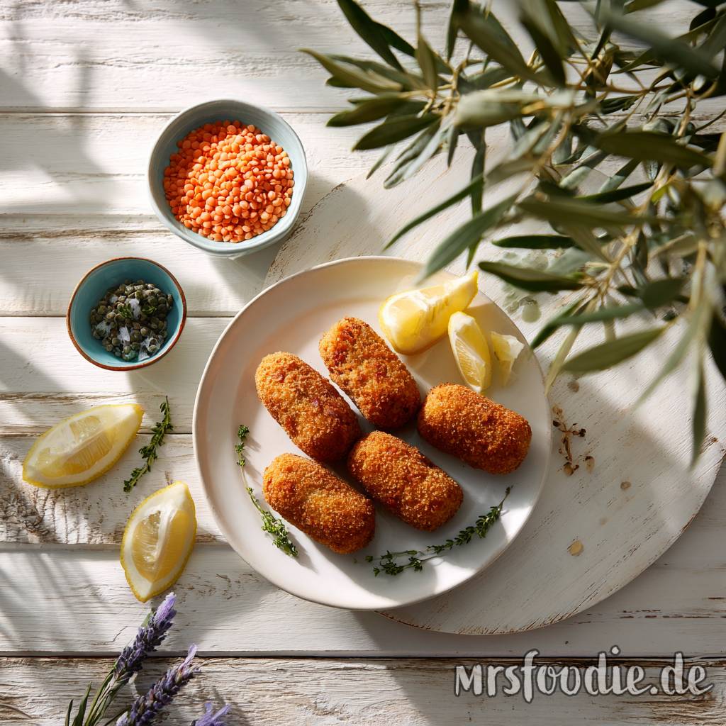 Linsenkroketten aus dem Airfryer