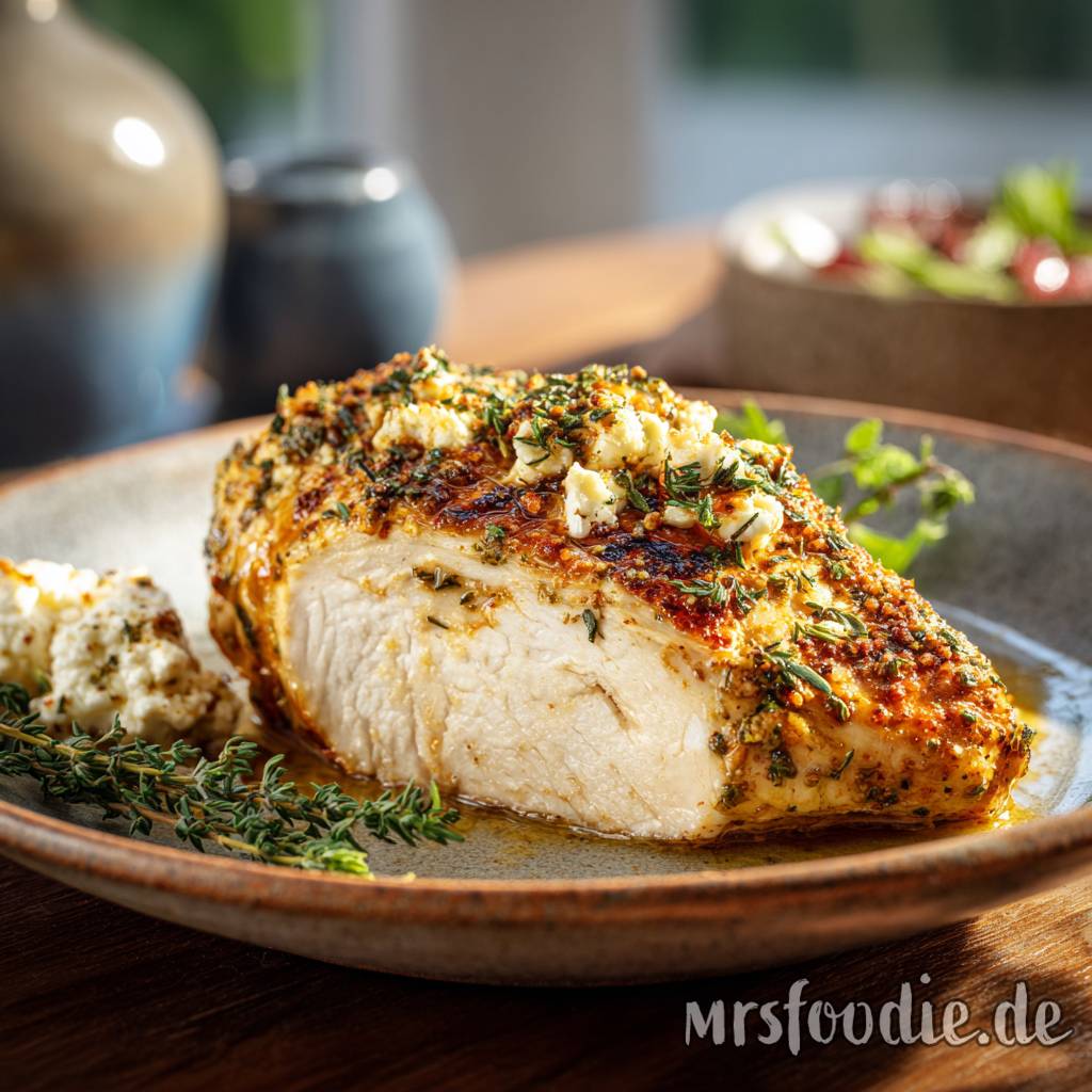 Honig-Senf-Feta-Hähnchen