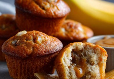 Kaki-Banane-Muffins