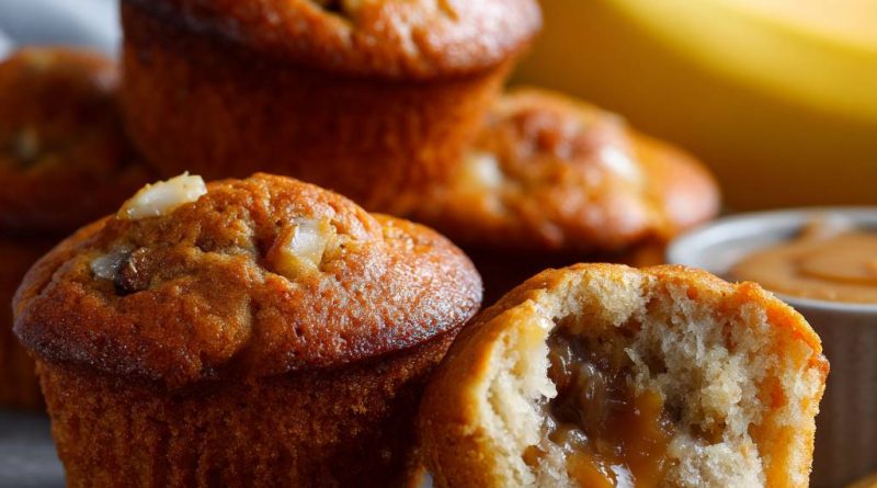 Kaki-Banane-Muffins