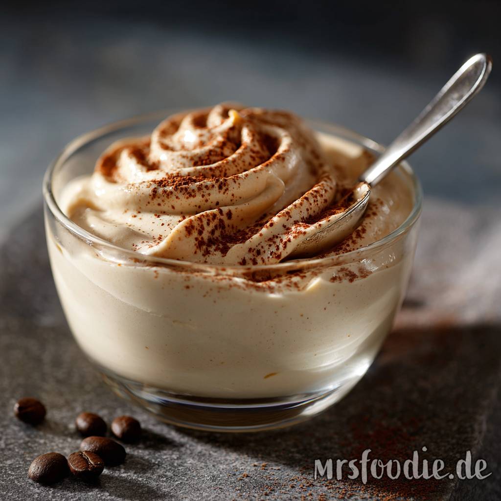 Cremiges Kaffee-Amaretto-Dessert