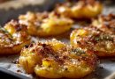 Knusprige Smashed Potatoes aus dem Ofen