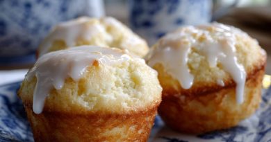 Zitronen-Hüttenkäse-Muffins