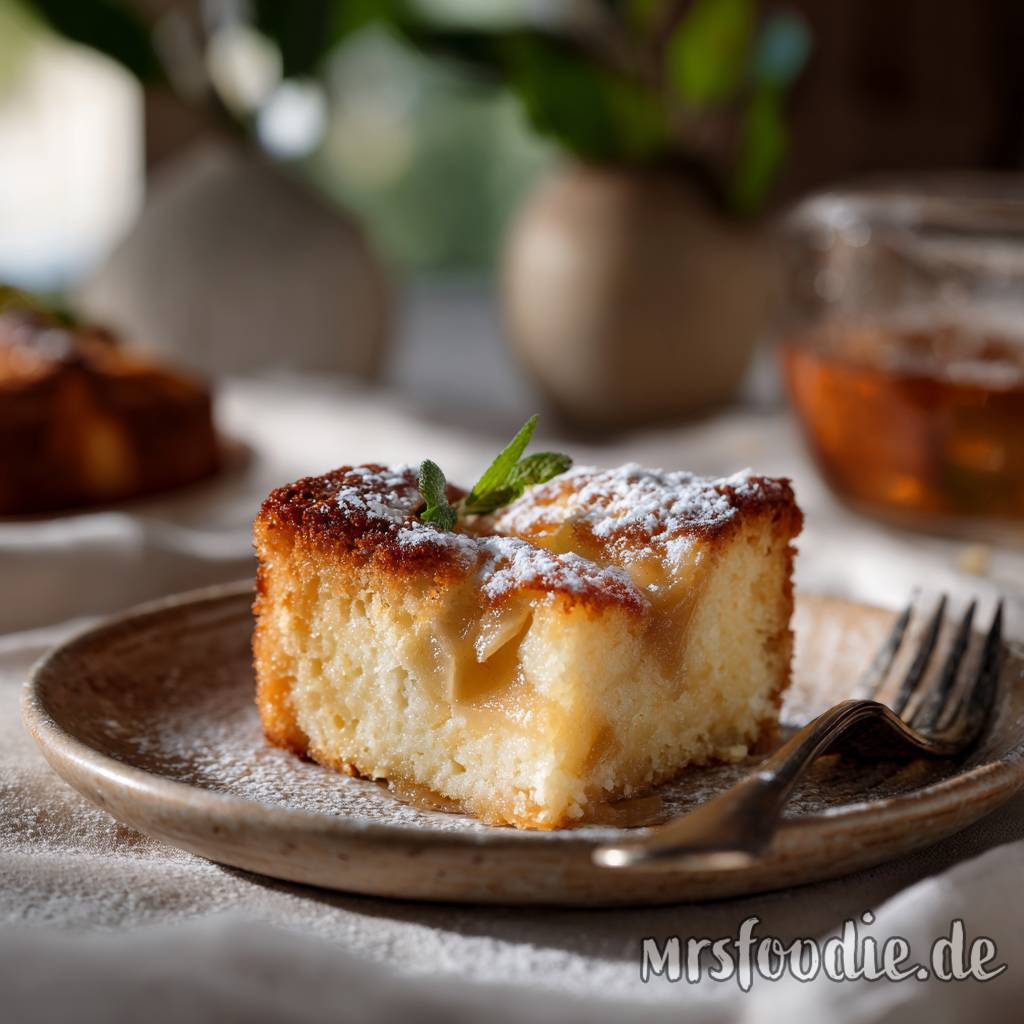 Apfelkompott Kuchen