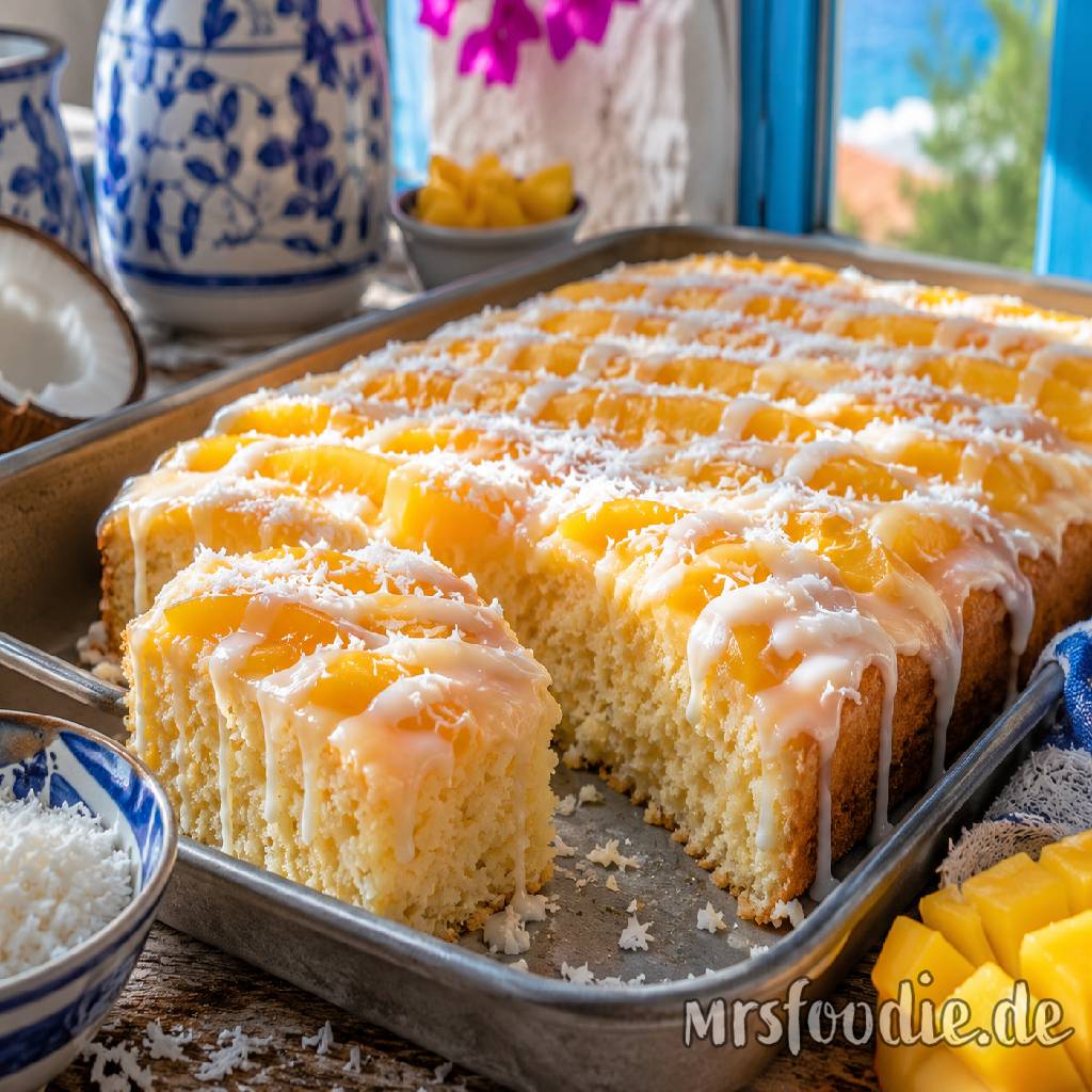 Mango-Kokos-Joghurtkuchen