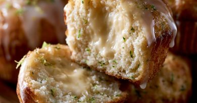 Zucchini-Zitronen-Käsekuchen-Muffins Zucchini Zitronen Muffins