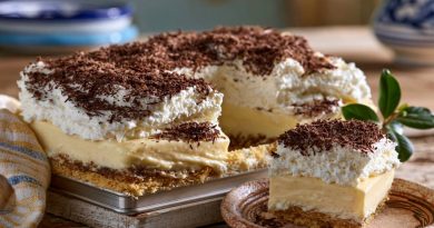 Cremiger Vanillecreme-Kühlschrankkuchen