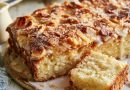 Mandelkuchen mit Sahne