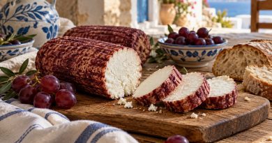 Krasotyri: Der Weinkäse aus Kos und was dazu passt – eigens erstelltes KI-Motiv