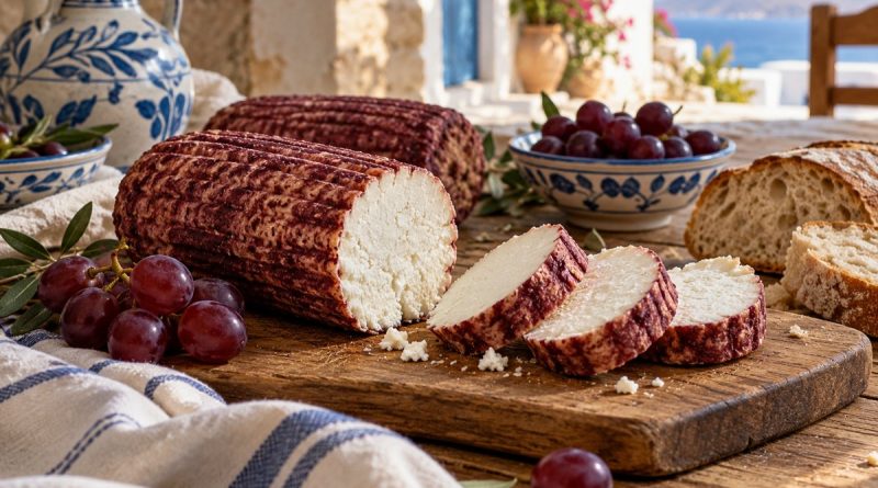 Krasotyri: Der Weinkäse aus Kos und was dazu passt – eigens erstelltes KI-Motiv
